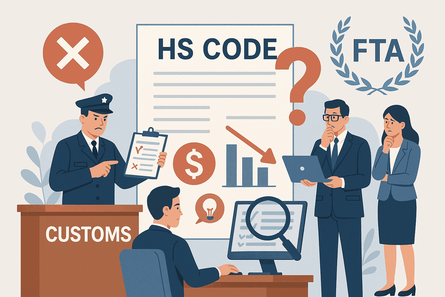 Lỗi mã hs code khi làm thủ tục xuất nhập khẩu
