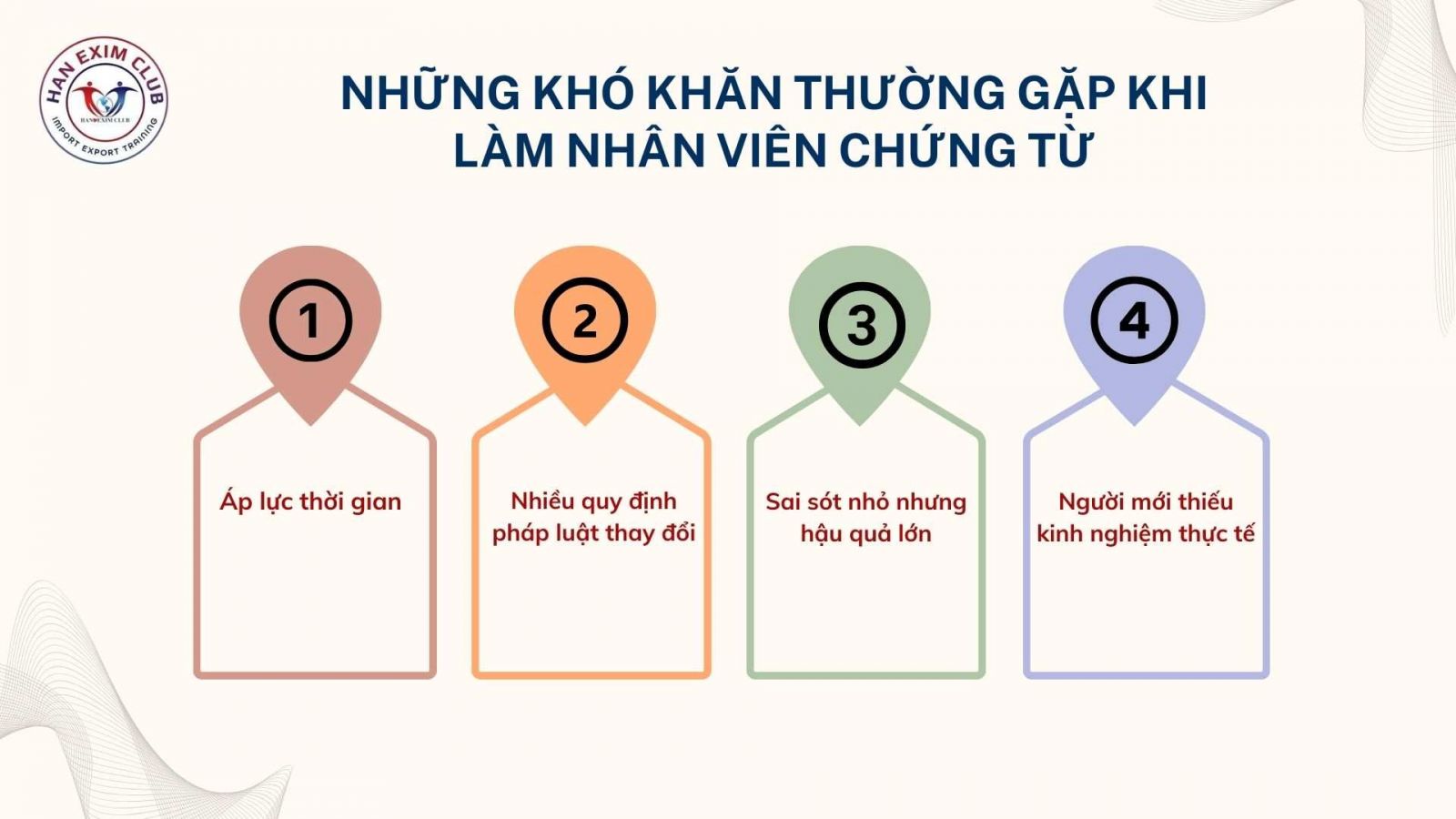 Những khó khăn khi làm nhân viên chứng từ